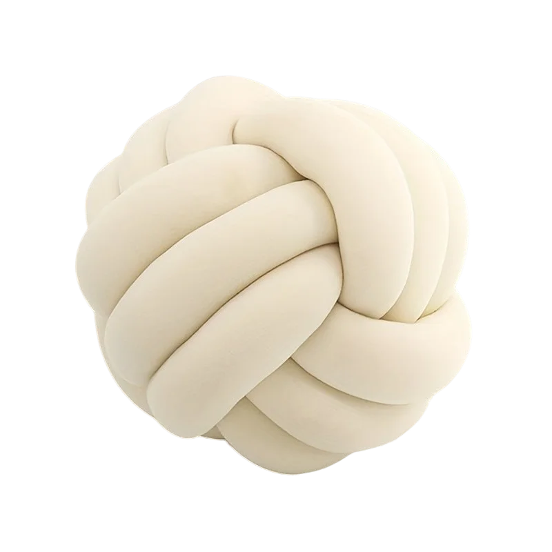 Chunky Rope Knot Textured Throw Pillow