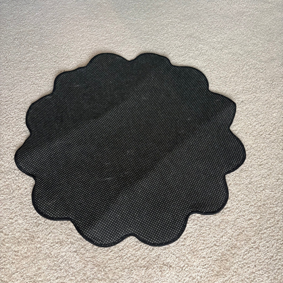 Brown Sunflower Print Boho Accent Rug