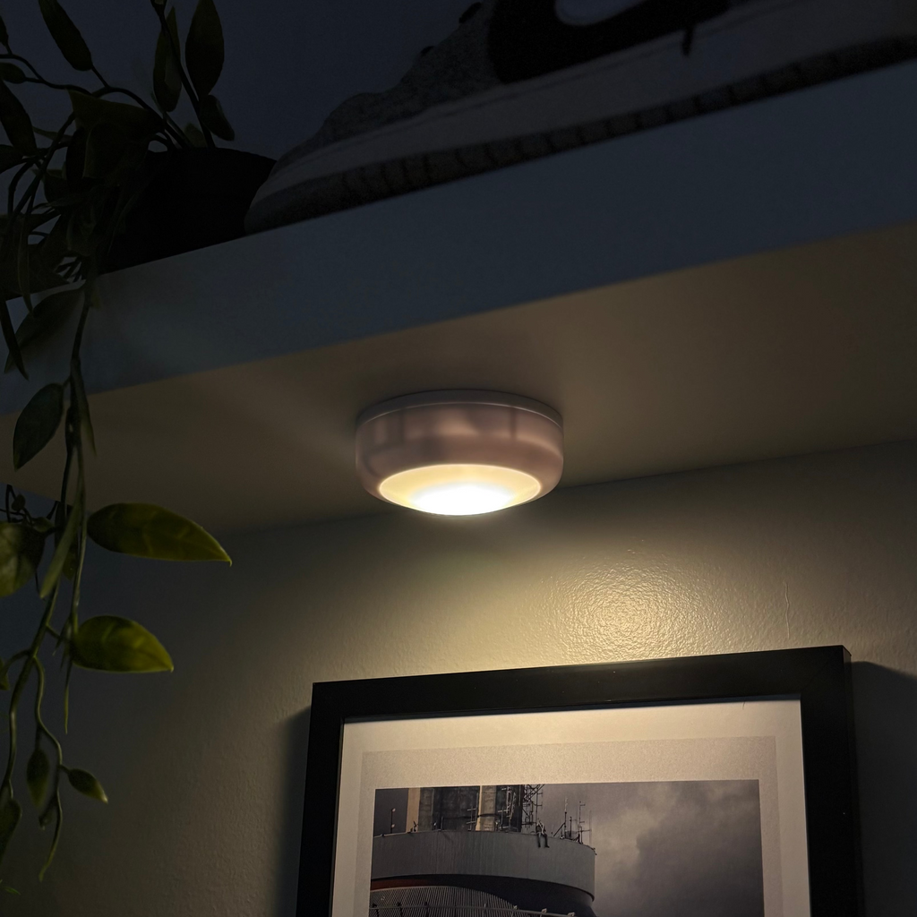 Wireless Battery Powered LED Puck Lights Room Accent Lighting