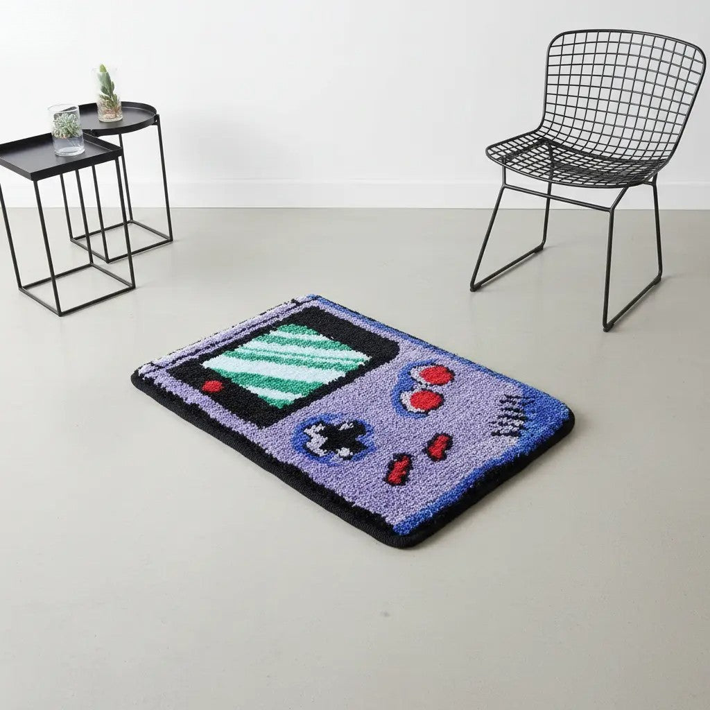 Game Console Controller Rug Gaming Room Centerpiece
