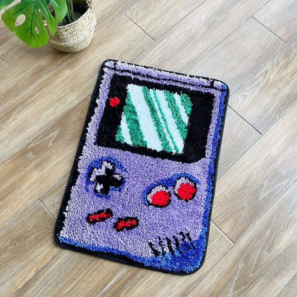 Game Console Controller Rug Gaming Room Centerpiece