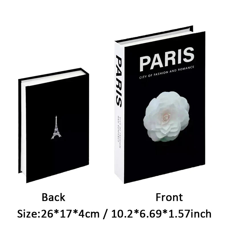 City Skyline Decorative Book Box Set Shelf Decor