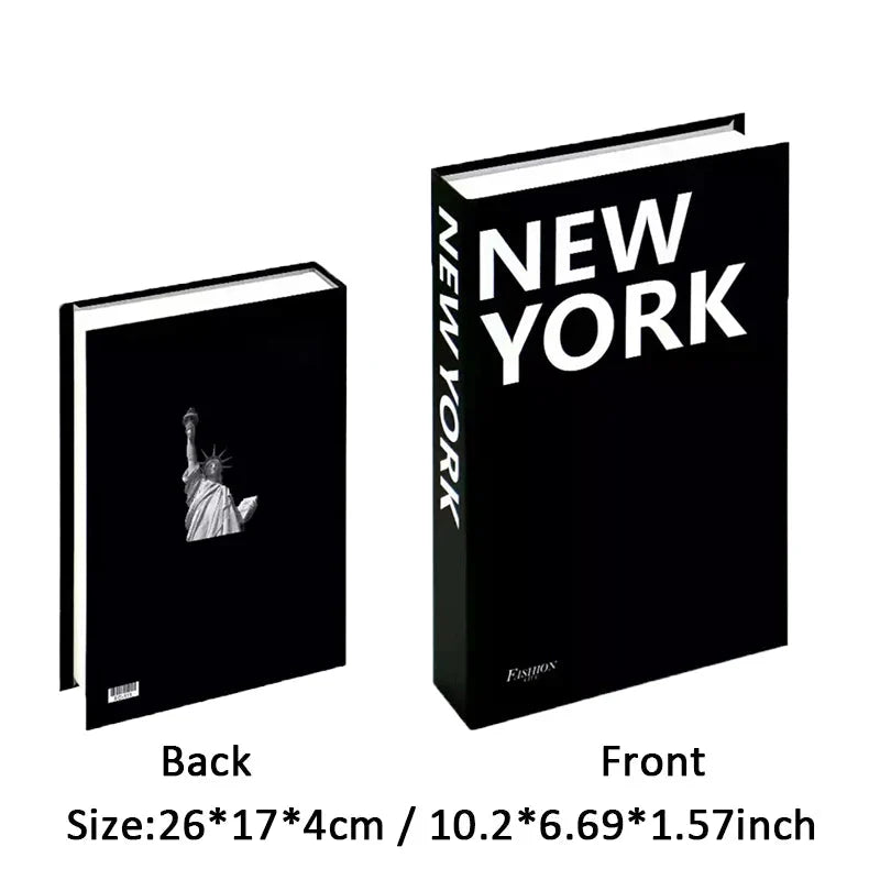 City Skyline Decorative Book Box Set Shelf Decor