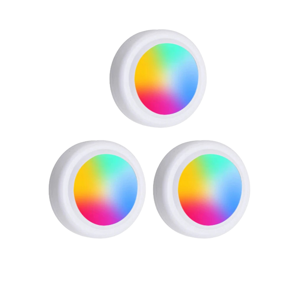 Wireless Battery Powered LED Puck Lights Room Accent Lighting