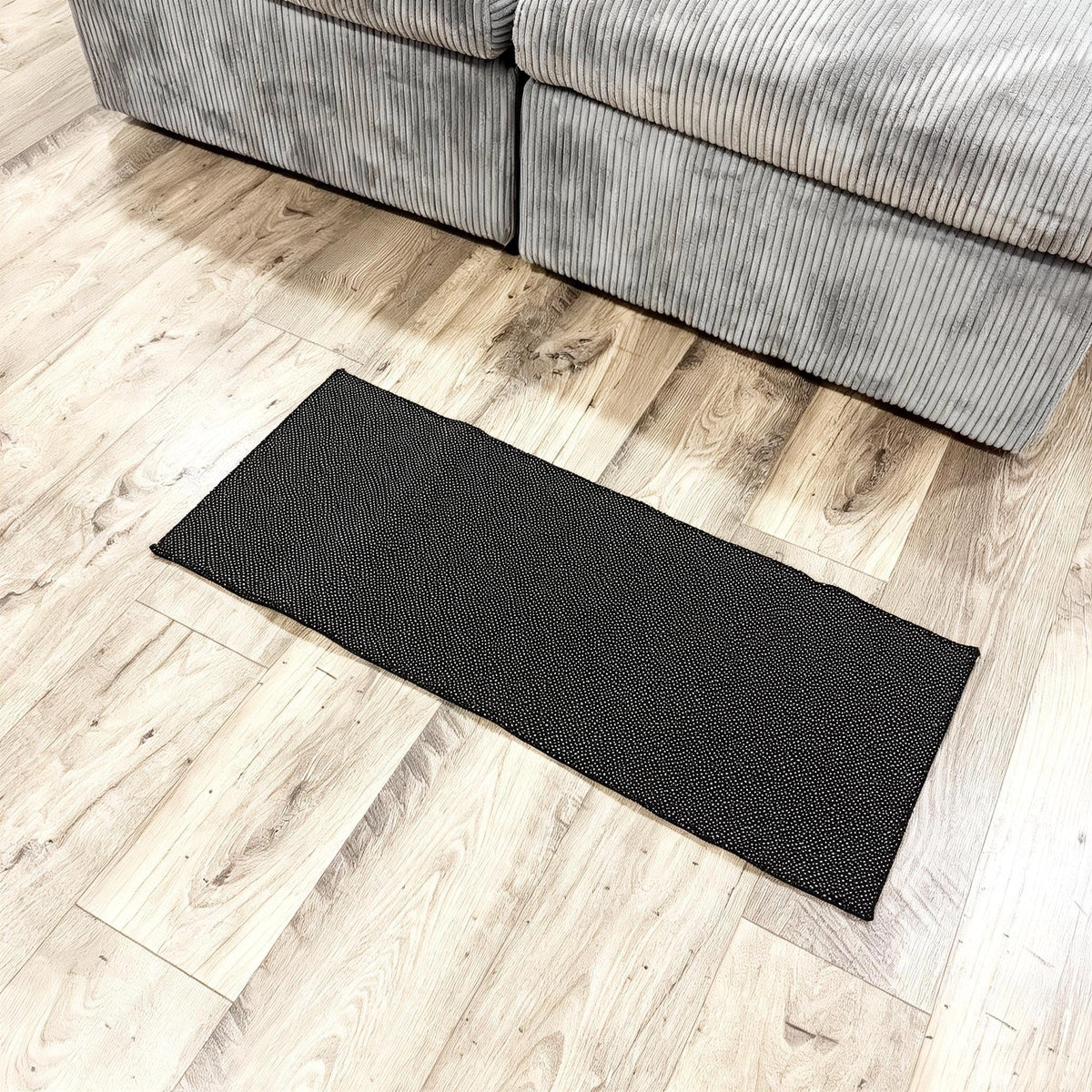 Room Maxing Black and White Runner Rug