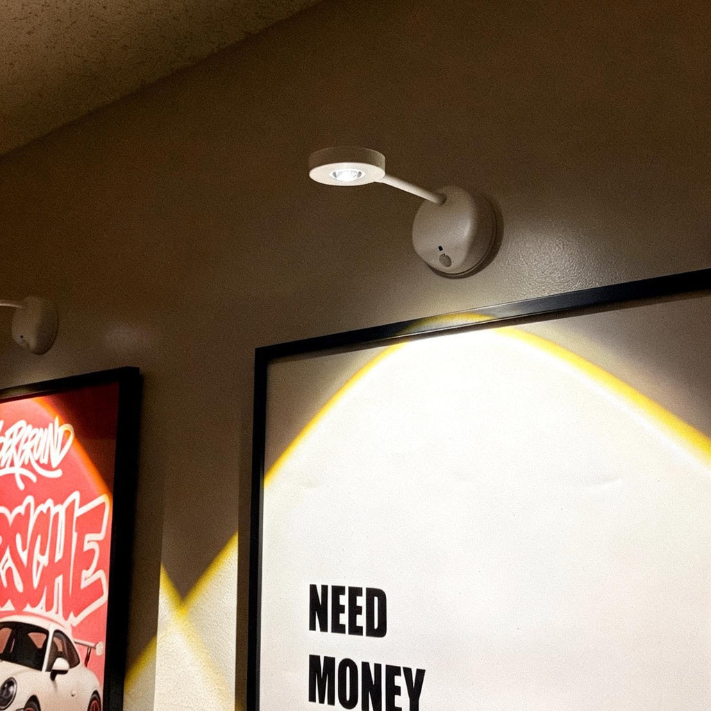Wireless Motion Sensor LED Poster Light Wall Art Spotlight