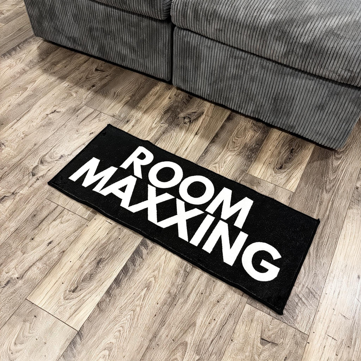 Room Maxing Black and White Runner Rug