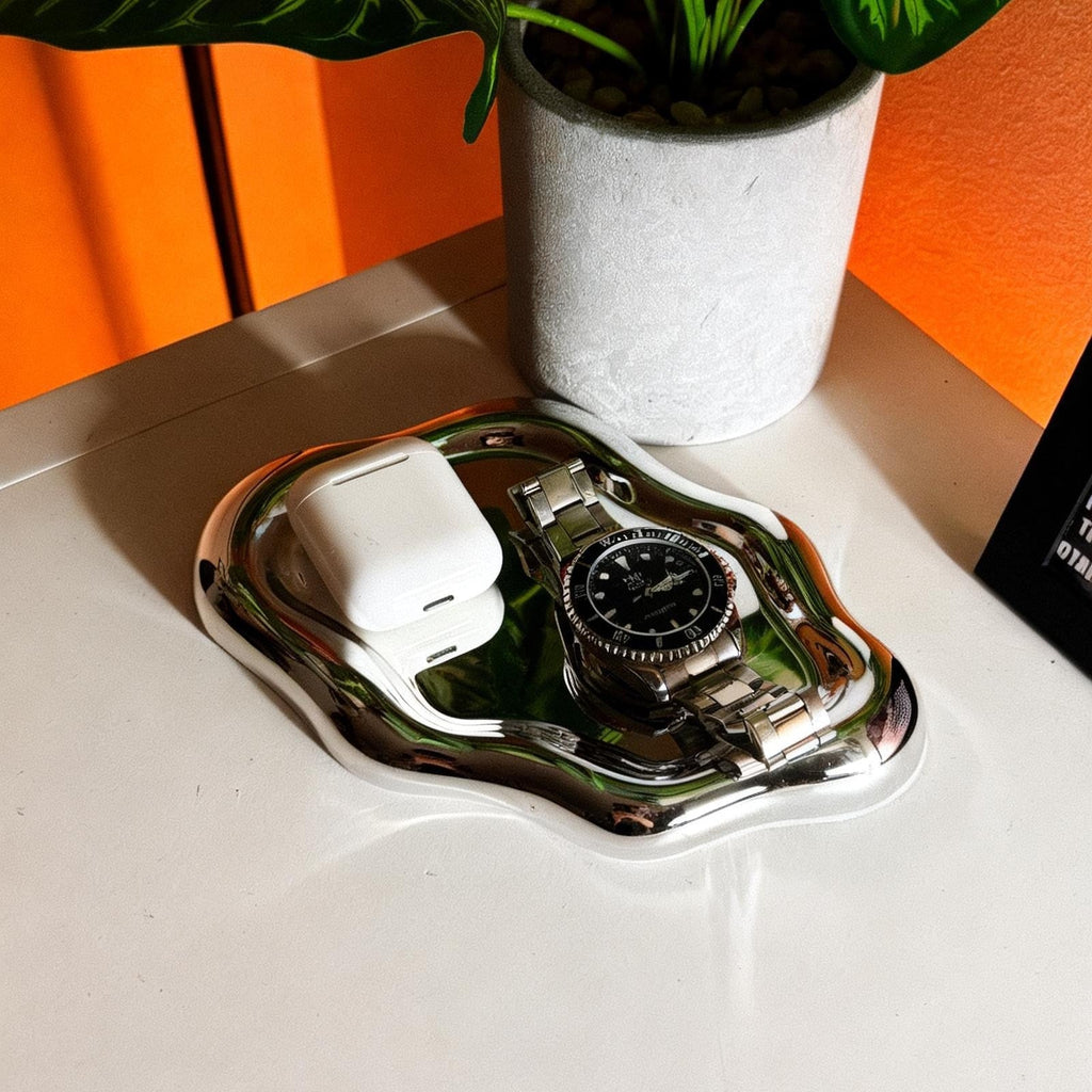 Cloud Shaped Catchall Tray Desk and Nightstand Organizer