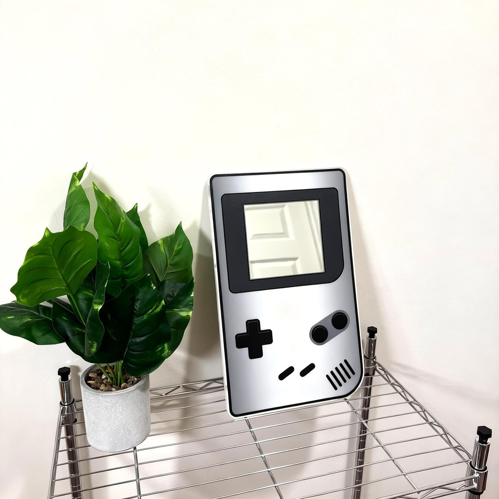 Retro Handheld Console Wall Mirror Gamer Nostalgia Decor