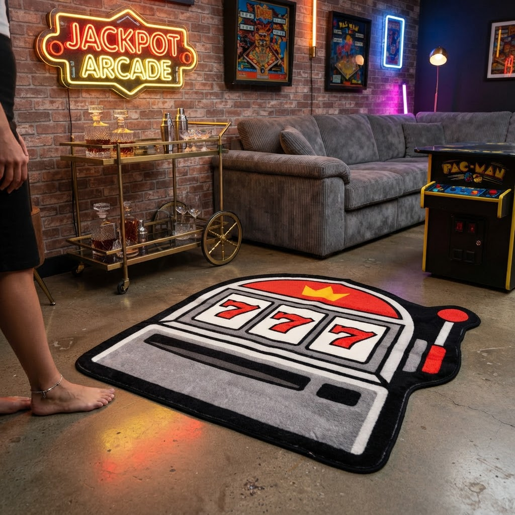 Jackpot 777 Slot Machine Rug lifestyle