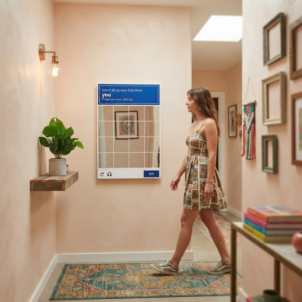 Captcha Grid Mirror lifestyle