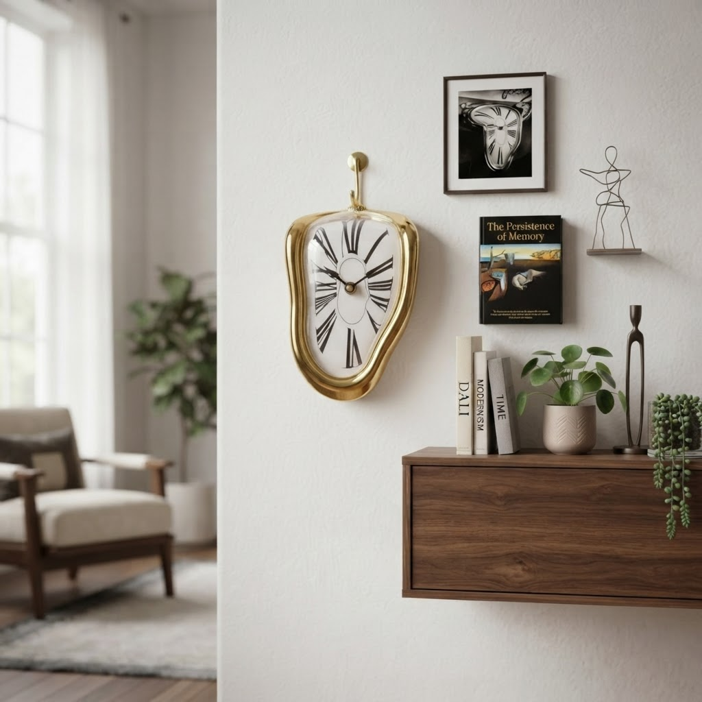 Melting Wall Clock lifestyle