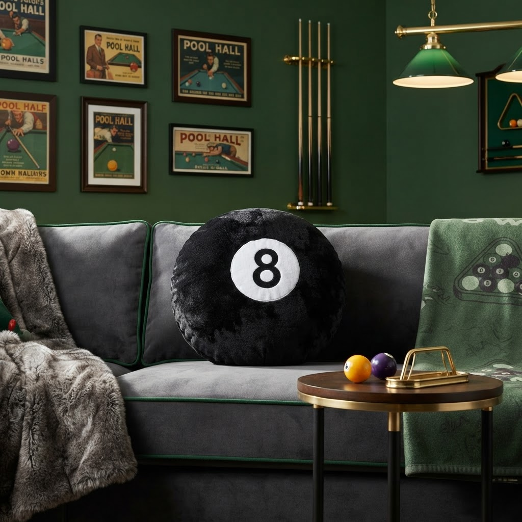 8 Ball Pillow lifestyle