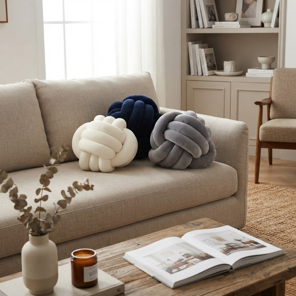 Knot Pillow lifestyle