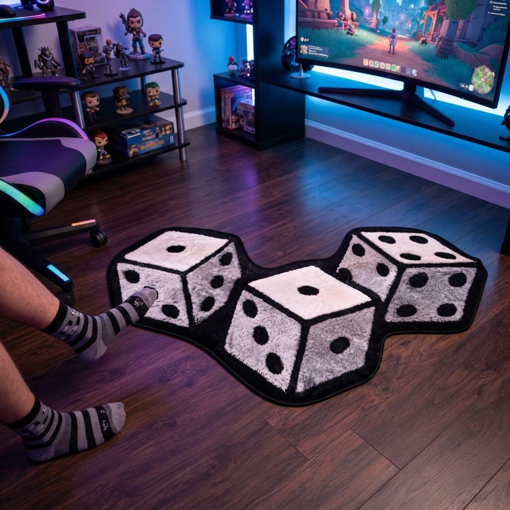 3 Dice Rug lifestyle
